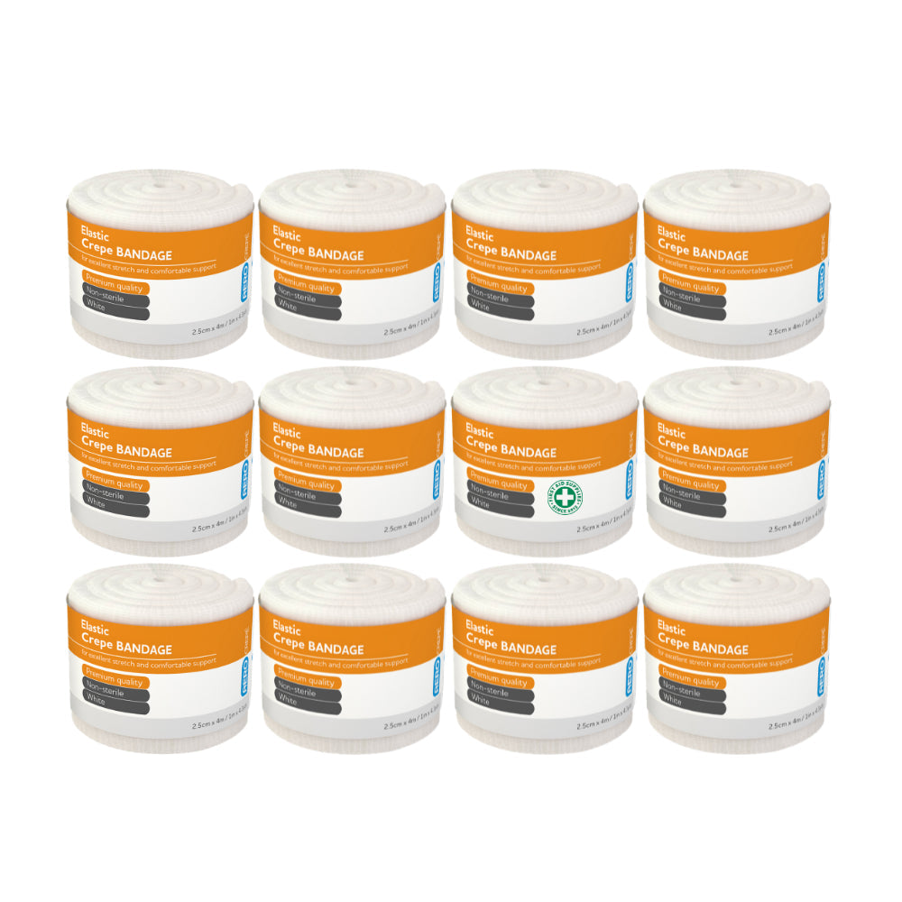 Elastic Crepe Bandage โ Pack of 12